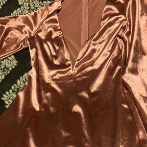 Mauve deep plunge mini